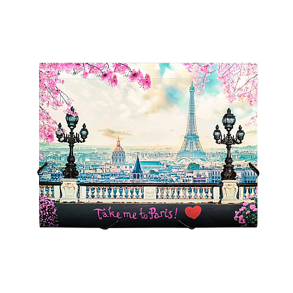 Папка на резинках "Take me to Paris", пластик, 15 мм - 2