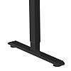Стол с электроприводом WellDesk Prime 1300x675х18 черный/дуб санта-фе винтаж (9191461+9178196) - 8