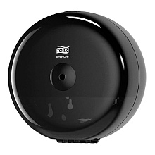 Диспенсер TORK SmartOne, для туалетной бумаги в мини рулонах, пластиковый, черный, T9