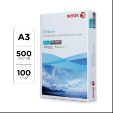 Бумага для лазерной печати "Xerox Colotech+", A3, 500 листов, 100 г/м2