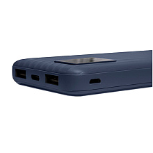 Внешний аккумулятор Power Bank "Wave 10", 10000 mAh, синий