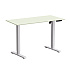 Стол с электроприводом WellDesk Basic 1200x675х18 белый/белый альпийский (9191460+9197776)