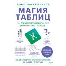 Книга "Магия таблиц. 100+ приемов ускорения работы в Excel (и немного в Google Таблицах)"