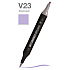 Маркер перманентный двусторонний "Sketchmarker Brush", V23 фиалковый