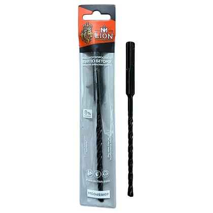 Бур по бетону M-Lion, MDD22260P, 22х260 мм, SDS+, двойная резьба
