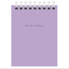 Блокнот "Minimal Pastel", А7, 40 листов, клетка, ассорти - 3
