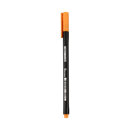 Ручка капиллярная "Sketchmarker Artist fine pen", 0.4 мм, оранжевый