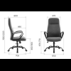 Кресло компьютерное EVERPROF Smart, ткань, черный, металл, корпус черный - 7
