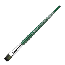 Кисть для рисования "Tintoretto Emerald", синтетика, плоская, №16