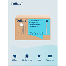 Протирочный материал нетканый Tellus, повышенной прочности, 1 слой, 100 листов, WM5