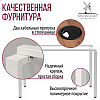Стол письменный Millwood Лофт Сиэтл (ДТ-5), 1600х700 мм, дуб табачный крафт, белый - 8