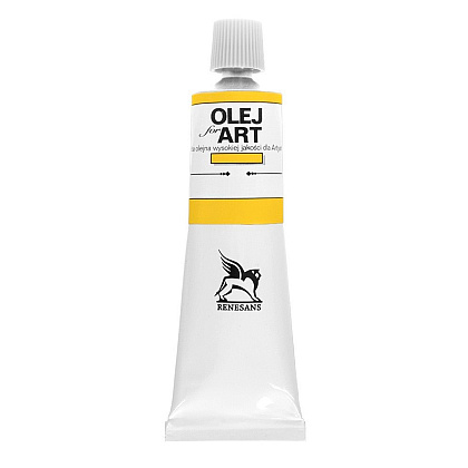 Краски масляные Renesans "Oils for art", 06 желтый неаполитанский темный, 60 мл, туба