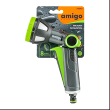 Пистолет-распылитель Amigo Grande 79840, 3/4", 8 функций