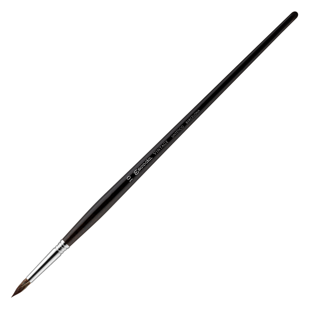 Кисть "Escoda Vintage 4020", синтетика, круглая, №0