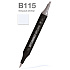 Маркер перманентный двусторонний "Sketchmarker Brush", B115 бледный айсберг