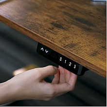 Каркас стола с электроприводом одномоторный AOKE, Well Desk Light, черный (AK-LCSM01T-BK)