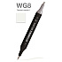 Маркер перманентный двусторонний "Sketchmarker Brush", WG8 теплый серый 8