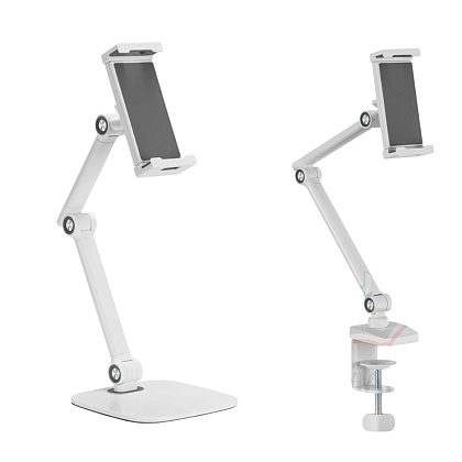 Крепление для планшета (смартфона) Tablet Clamp, белый матовый - 6