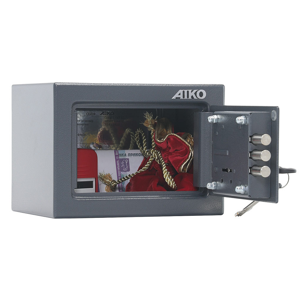 Сейф мебельный AIKO Т-140 KL, 140x195x140 мм - 4