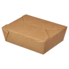 Контейнер бумажный, 950 мл, Fold Box, 170/135х155/120х50, 40 шт, крафт - 2