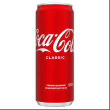 Напиток "Coca-Cola", жестяная банка