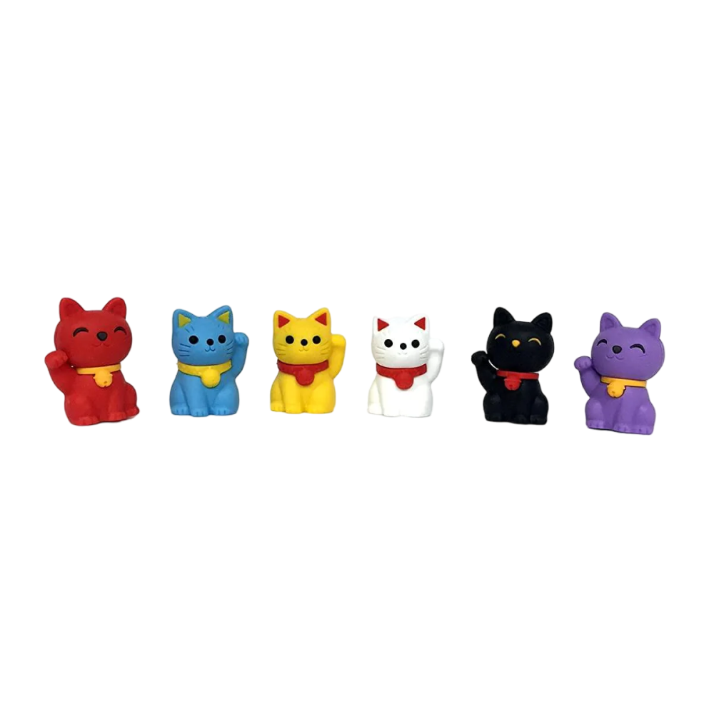 Ластик "IWAKO Lucky Cat", 1 шт