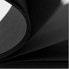 Бумага для сухих техник "GrafArt black", А3, 150 г/м2, черная
