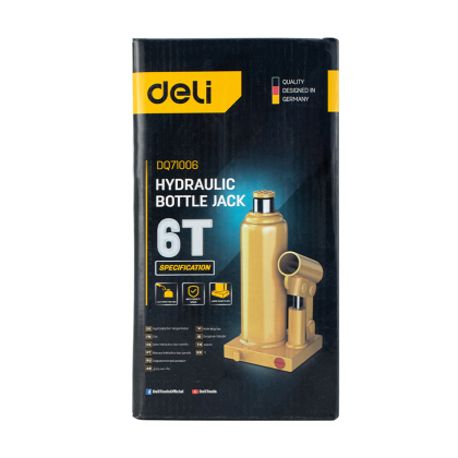 Домкрат бутылочный Deli YS EDQ71006, 6 т - 3