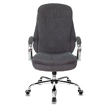 Кресло руководителя "Бюрократ T-9950SL Fabric", ткань, металл, серый