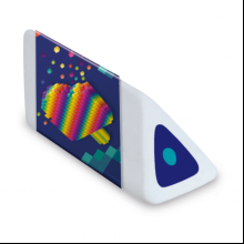 Ластик Maped "Pixel party", белый, синий