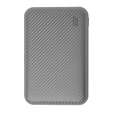 Внешний аккумулятор Power Bank "Rib 5", 5000 mAh, серый