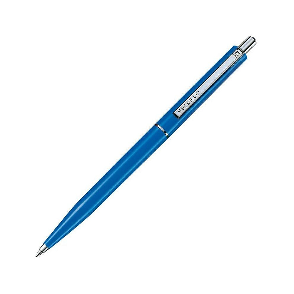 Ручка шариковая автоматическая "Senator Point Polished", 1.0 мм, синий, стерж. синий