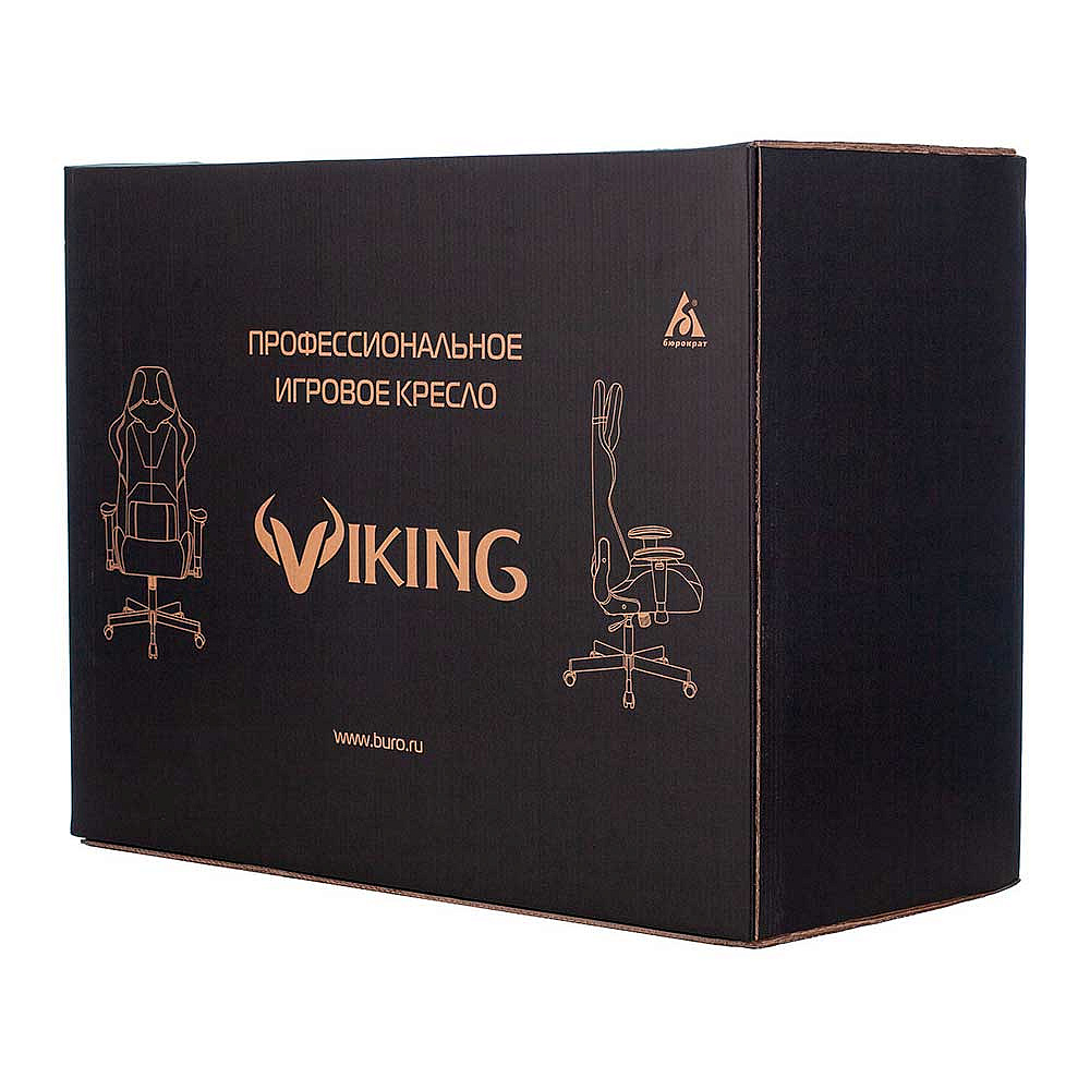 Кресло игровое Бюрократ "VIKING 7 KNIGHT", металл, ткань, черный - 17