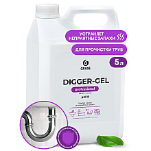 Средство для удаления засоров в трубах "DIGGER-Gel Professional"