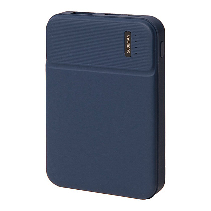 Внешний аккумулятор Power Bank "Flash 5", 5000 mAh, синий - 2