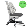 Кресло детское Comf-Pro С3 317 Chair, пластик, ткань, серый, пластик, корпус черный, серый, с чехлом салатовым - 2