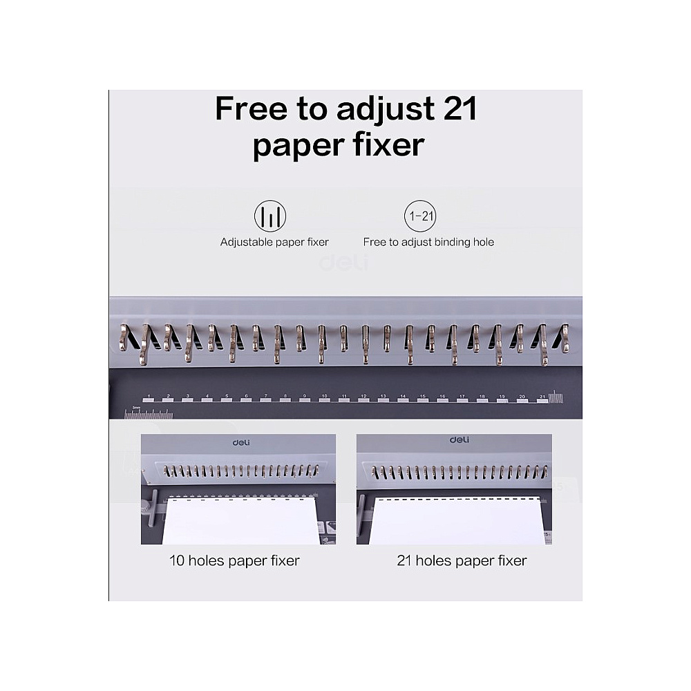 Перфобиндер Deli Plastic Binder "3874" - 8
