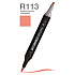 Маркер перманентный двусторонний "Sketchmarker Brush", R113 красное яблоко в карамели