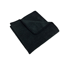 Салфетка из микроволокна, 190 г/м2, 30х30 см, черный, без упаковки