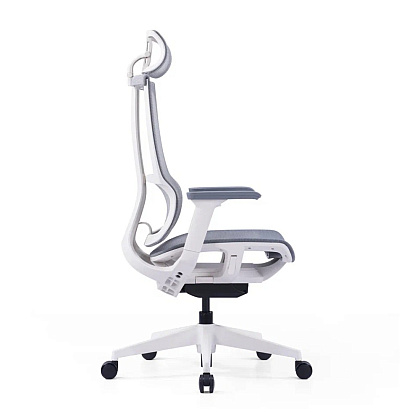 Кресло для руководителя SitZone E-303-001A-P1-WH сетка, серый - 3
