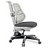 Кресло детское Comf-Pro С3 317 Chair, пластик, ткань, серый, пластик, корпус черный, серый, с чехлом салатовым