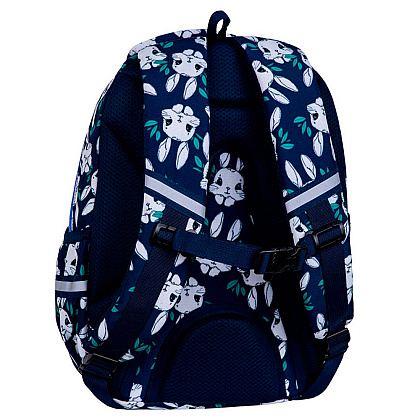 Рюкзак школьный CoolPack "Bunnyland", темно-синий, белый - 2
