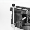 Тиски стальные Deli YS EDL2906Z, поворотные, с наковальней, 6"-150 мм - 6