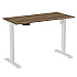 Стол с электроприводом WellDesk Light 1300x675х18 белый/дуб санта-фе винтаж (9116310+9178196)