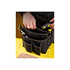Сумка для инструментов поясная Deli YS EDL-P4, 220х140х200 мм, ткань Oxford, черный - 4