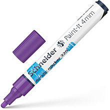 Маркер акриловый "Schneider Paint-It 320", фиолетовый