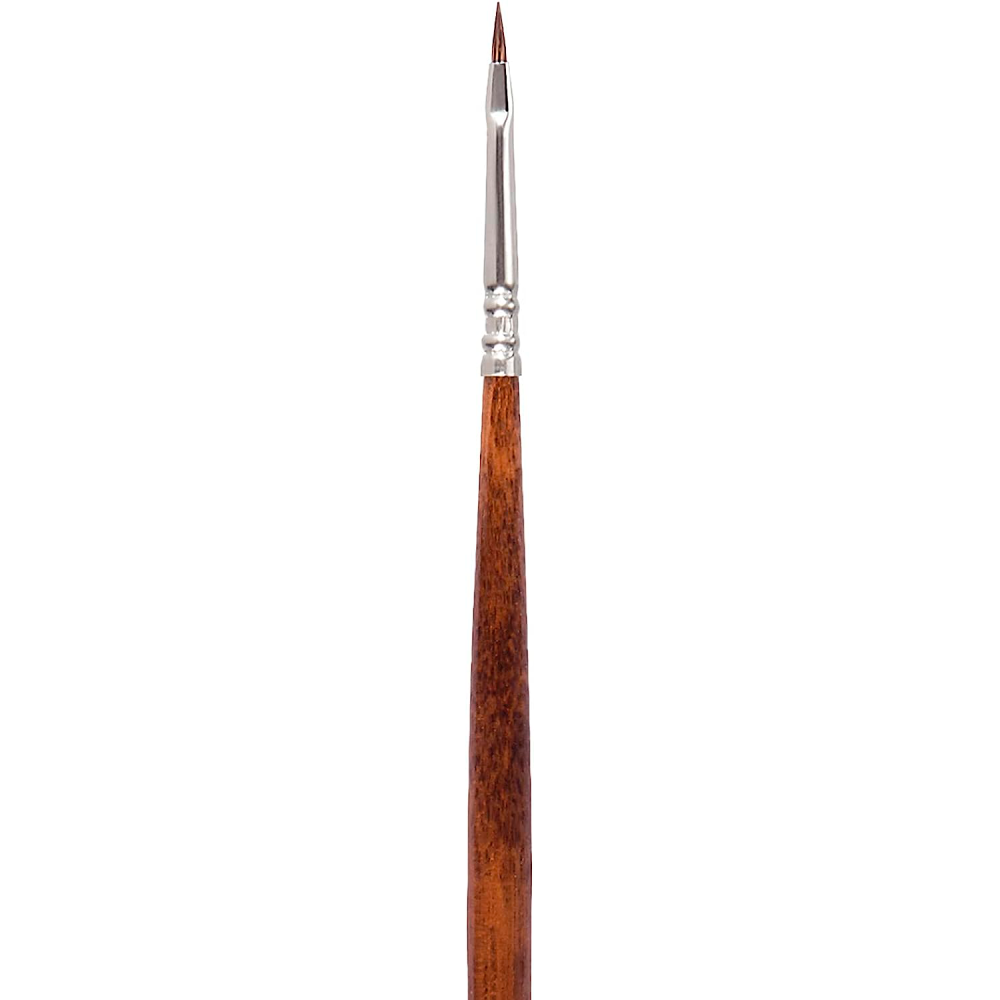 Кисть "Escoda Versatil Brush L/H", синтетика, темно-коричневый, плоская, №0 - 2