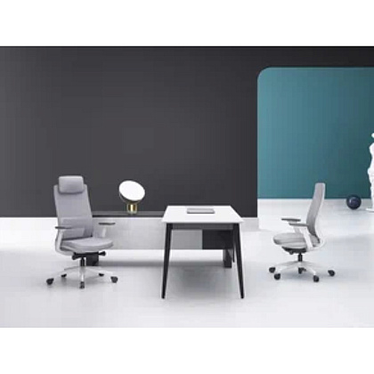 Кресло компьютерное SitZone E-VL002B-BS, сетка, ткань, пластик, серый - 8