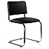 Стул для посетителей EVERPROF Сильвия экокожа Pegasso black, черный