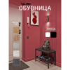 Обувница ALLERD 1 RION, белый муар, Металл Бруклин - 3